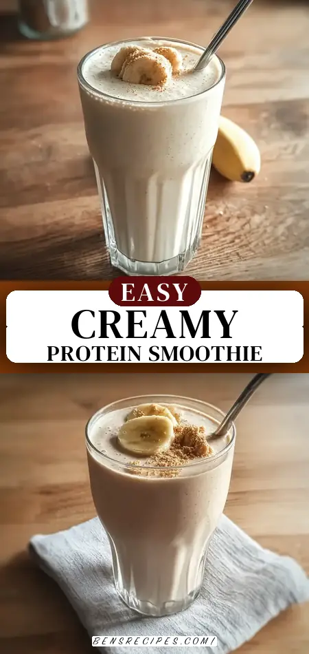 Protein Smoothie (Thick, Creamy, 5-Minute Breakfast)