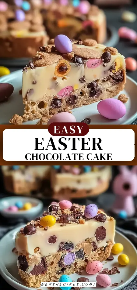 Indulgent Easter Chocolate Cookie Cake to Brighten Your Day