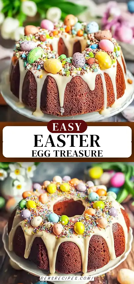 Easter Egg Treasure Cake