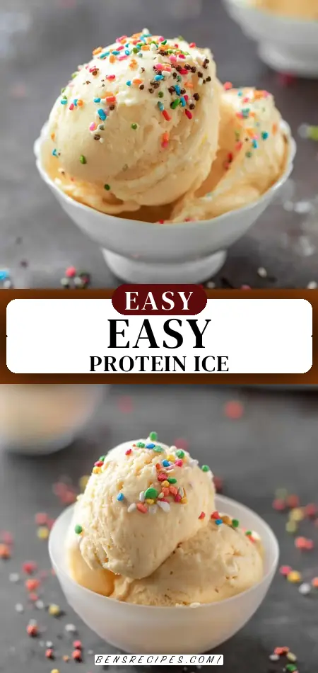 Protein Ice Cream (3 Ingredients!)
