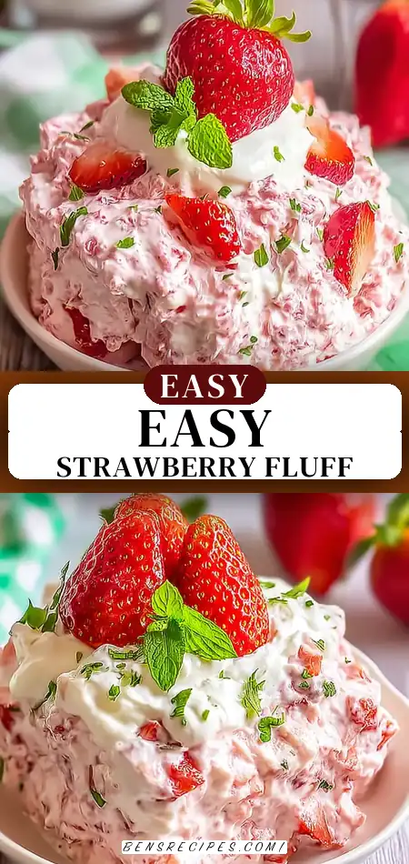 Easy Strawberry Fluff