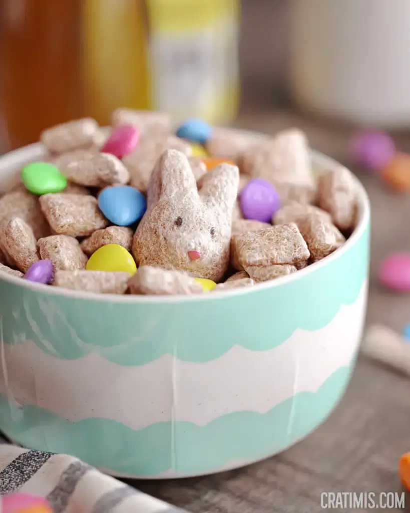 A delicious plate of Easter Bunny Chow