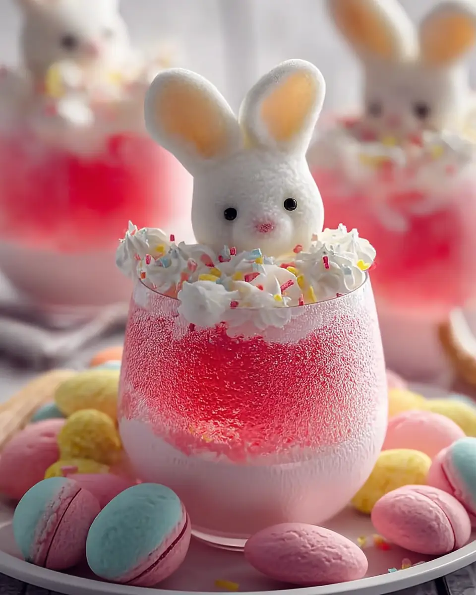 A delicious plate of Easter Bunny Punch