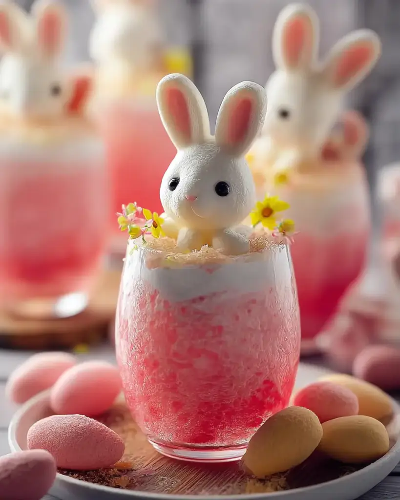 A delicious plate of Easter Bunny Punch