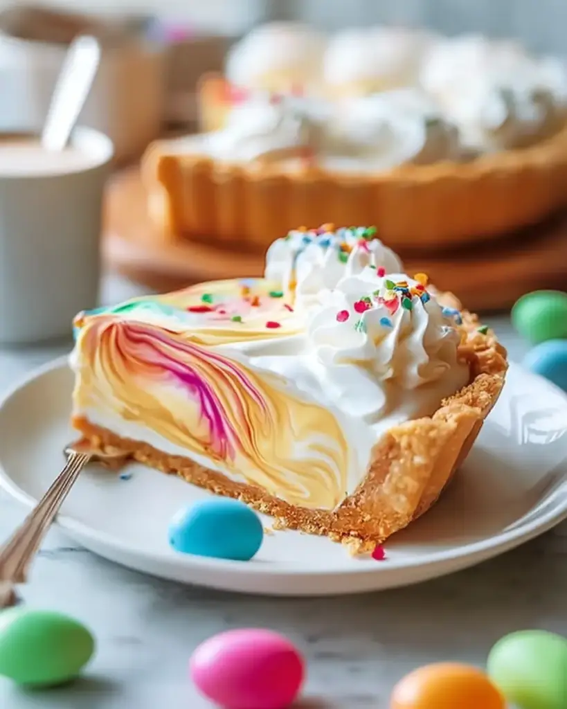 A delicious plate of Easter Swirl Pie