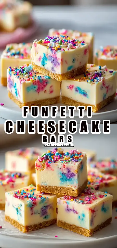 Funfetti Birthday Cheesecake Bars: Easy, Festive Treat!
