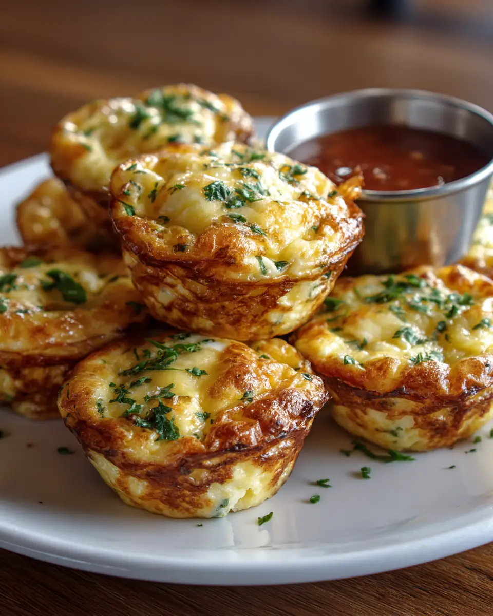 A delicious plate of Fluffy High-Protein Egg Bites – Light, Satisfying & Meal Prep Friendly