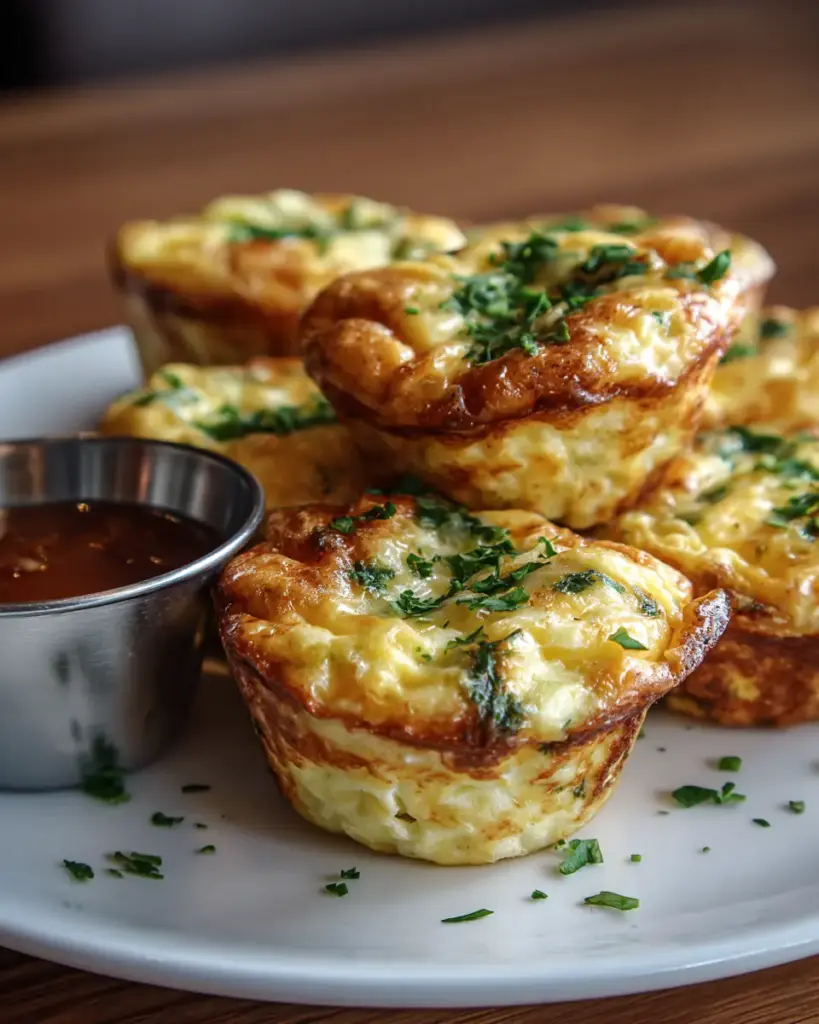 A delicious plate of Fluffy High-Protein Egg Bites – Light, Satisfying & Meal Prep Friendly