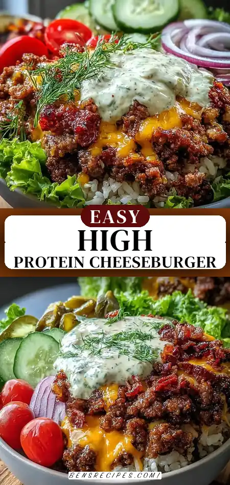 High-Protein Cheeseburger Bowls