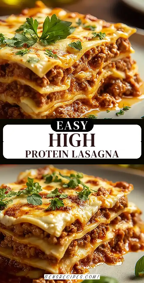 High Protein Beef Lasagna
