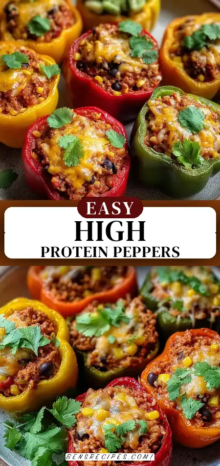 High Protein Unstuffed Peppers