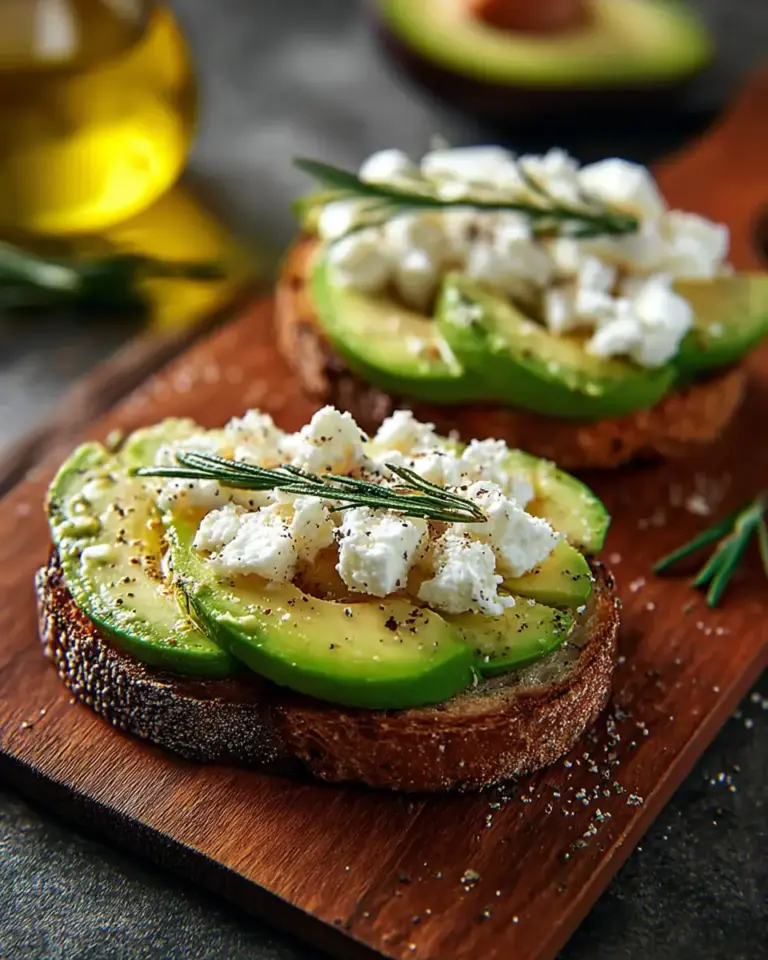 A delicious plate of High Protein Avocado Cottage Cheese Toast