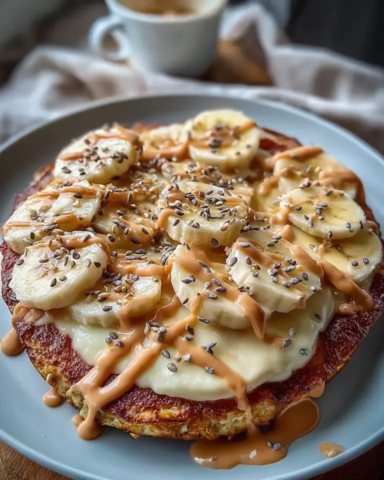 A delicious plate of High-Protein Breakfast Pizza Bowl