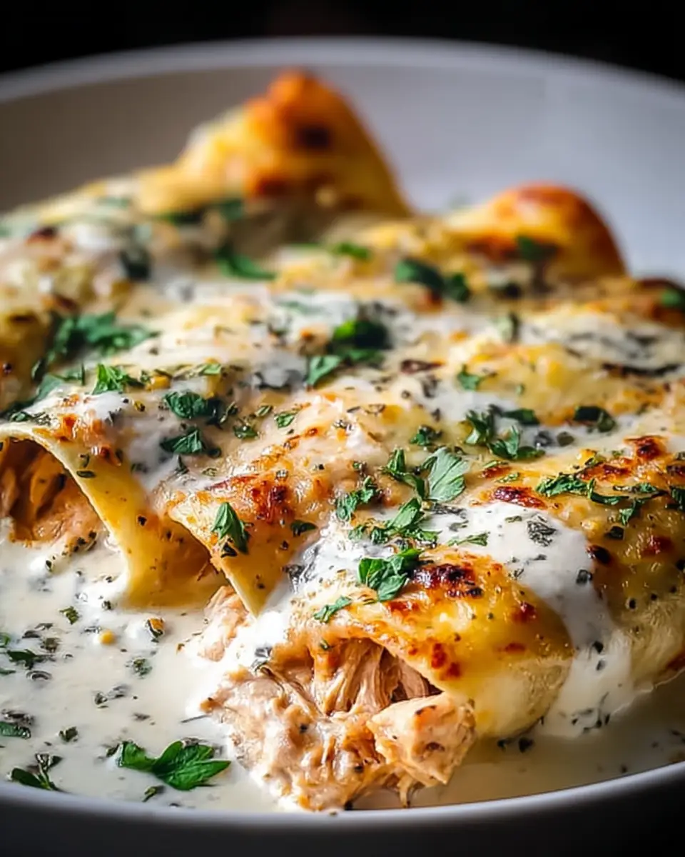 A delicious plate of High Protein Chicken Enchiladas for Flavor-Packed Comfort
