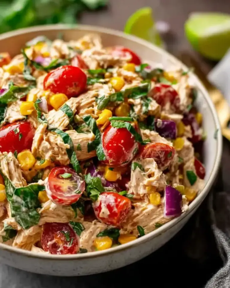 A delicious plate of High Protein Chicken Salads