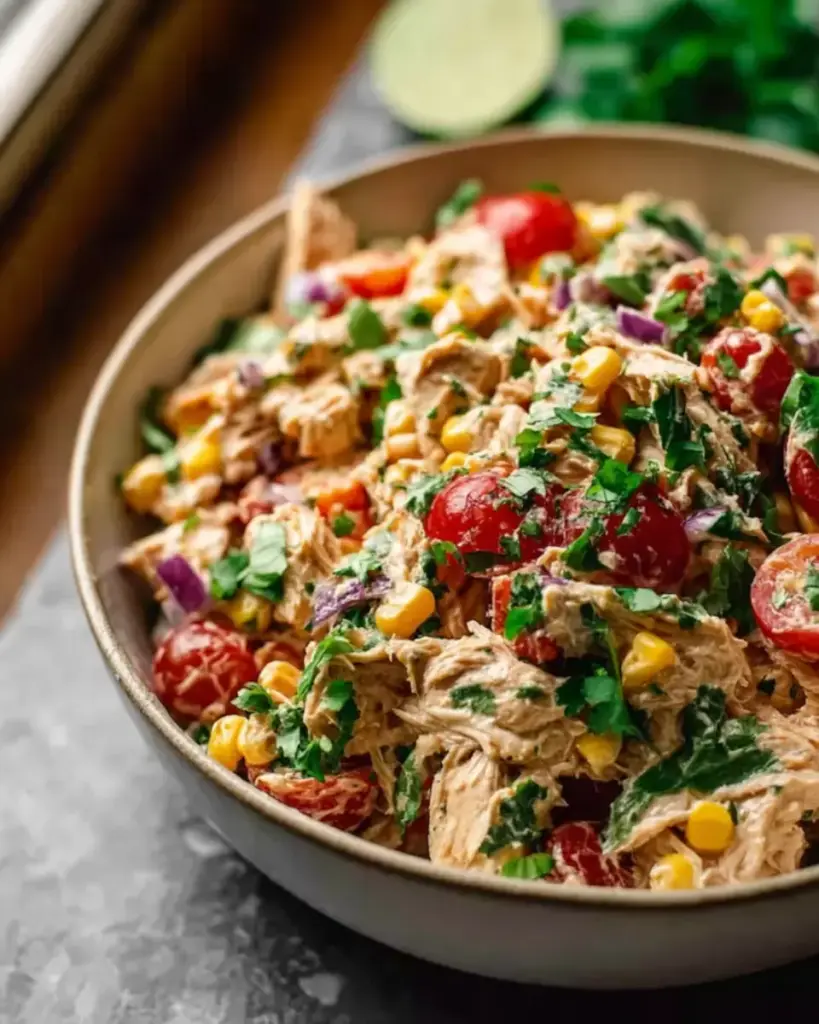 A delicious plate of High Protein Chicken Salads