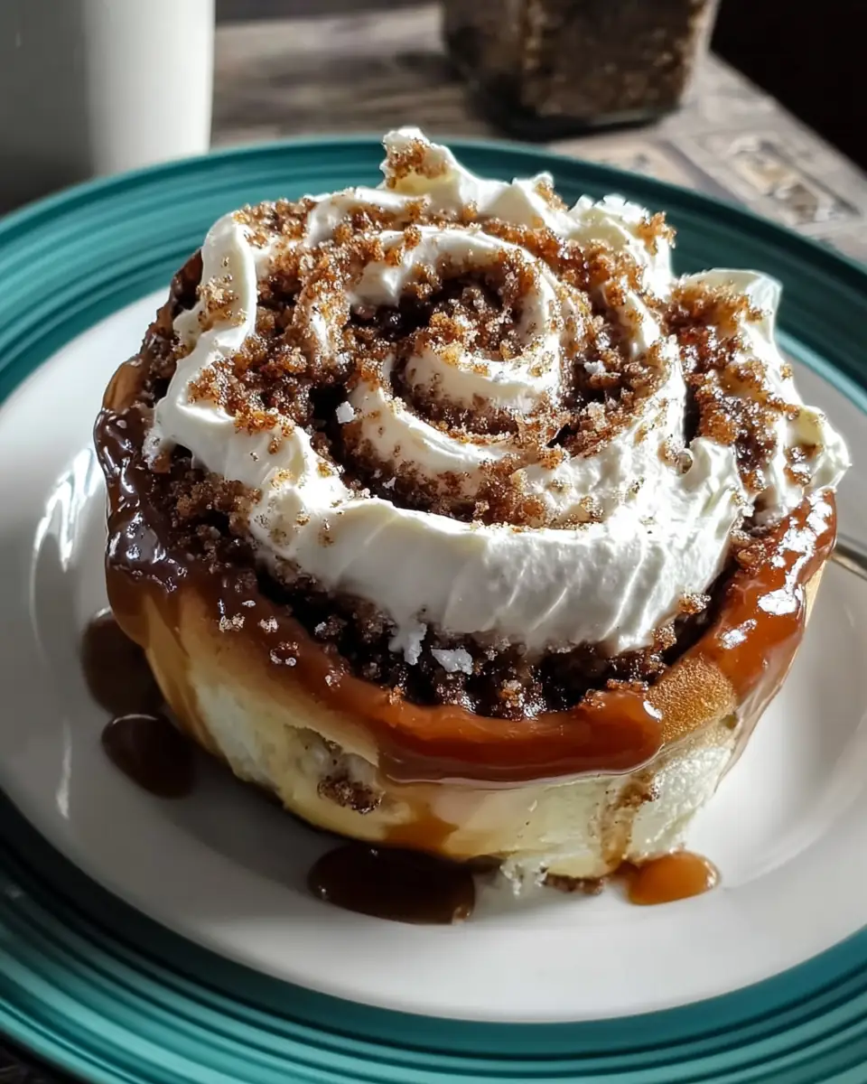 A delicious plate of High-Protein Cinnamon Roll Mug Cake