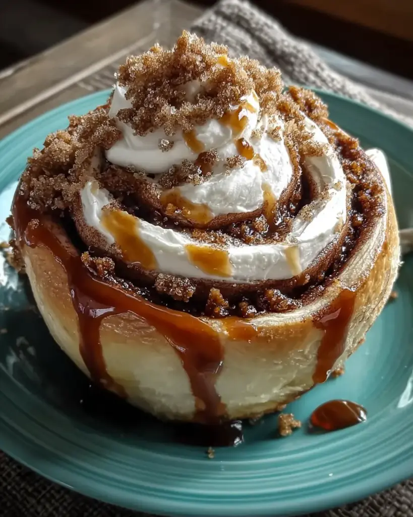 A delicious plate of High-Protein Cinnamon Roll Mug Cake