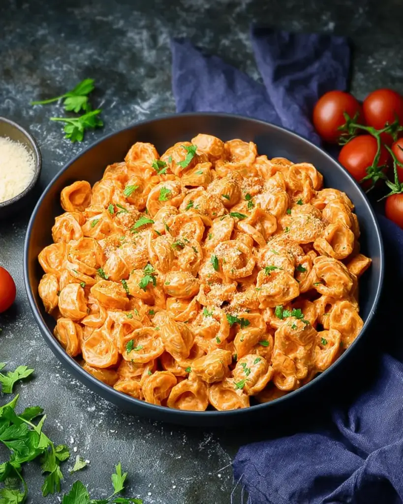 A delicious plate of High Protein Cottage Cheese Pasta Sauce