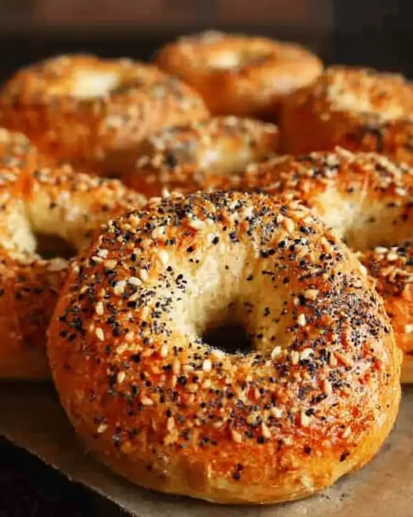 A delicious plate of High Protein Greek Yogurt Bagels