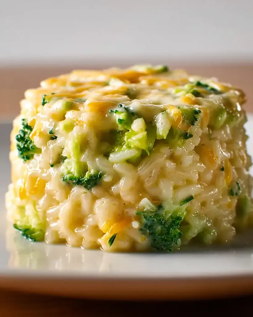 A delicious plate of High-Protein High Fiber Broccoli Cheddar Rice Cup