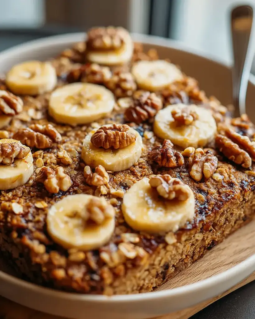 A delicious plate of High-Protein Oatmeal Bake: Your Perfect Meal Prep Breakfast!