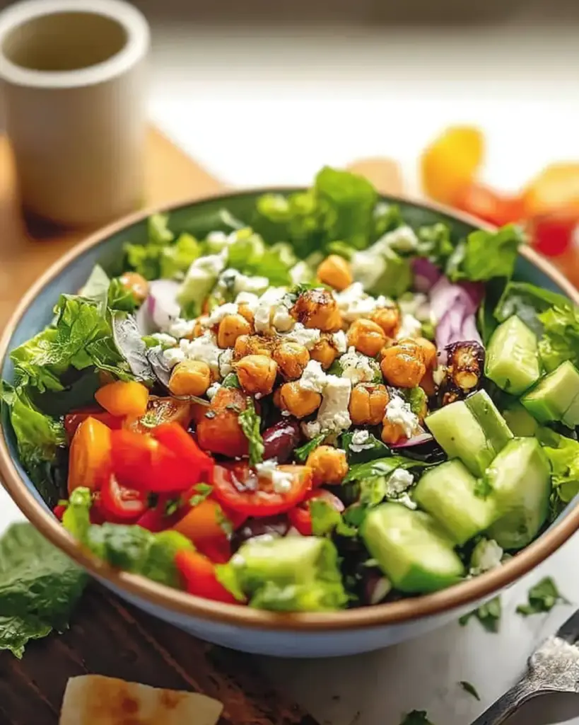 A delicious plate of High-Protein Salad: A Wholesome Bowl of Flavor and Nourishment