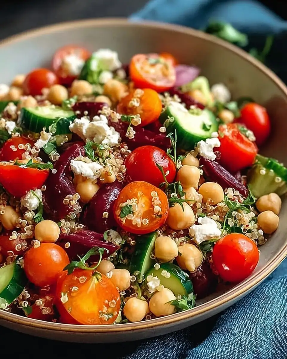 A delicious plate of High Protein Salad