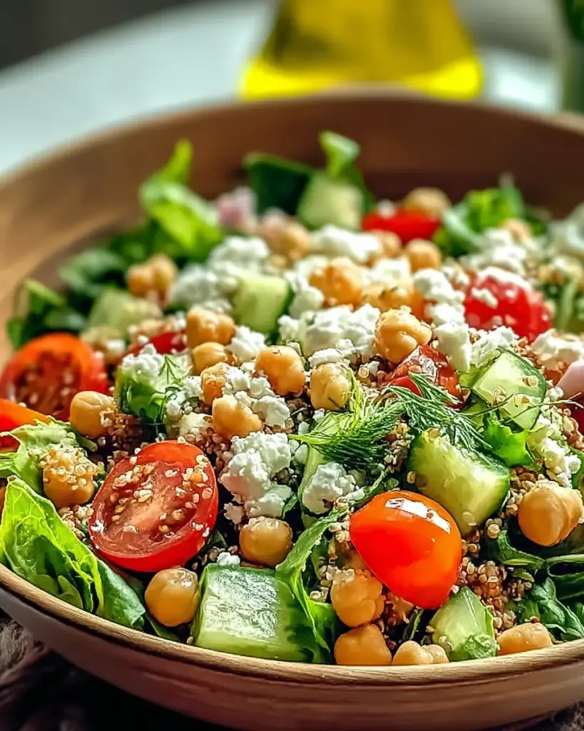 A delicious plate of High Protein Salad