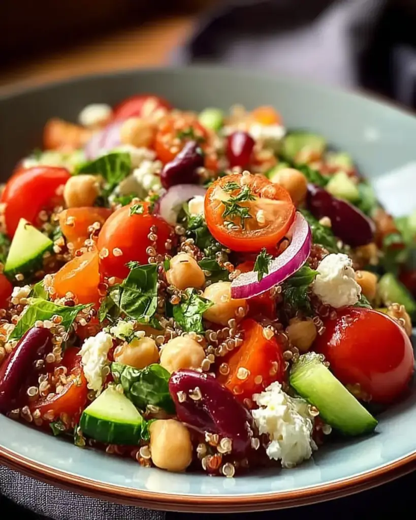 A delicious plate of High Protein Salad