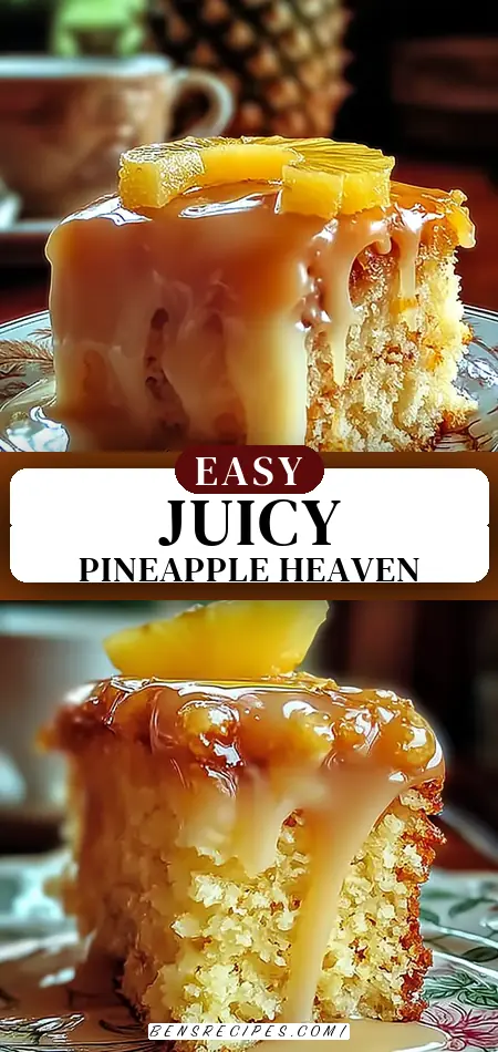 Juicy Pineapple Heaven Cake