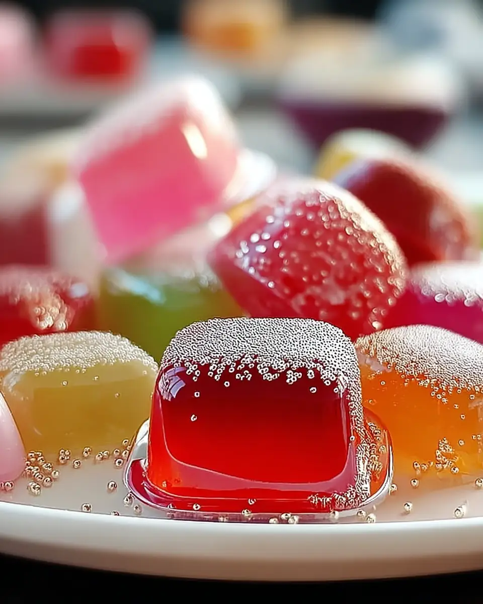 A delicious plate of Jello Candy Melts