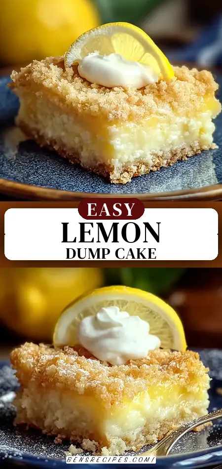Easy Lemon Dump Cake