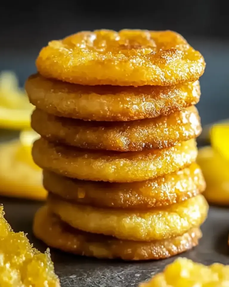 A delicious plate of Lemon Cornmeal Cookies - Sweet and Tangy Dessert Bites