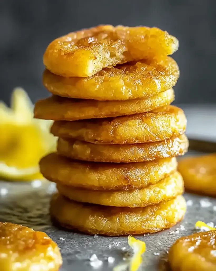 A delicious plate of Lemon Cornmeal Cookies - Sweet and Tangy Dessert Bites