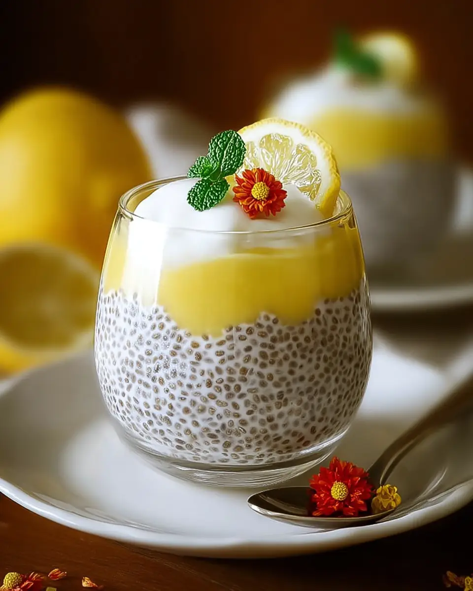 A delicious plate of Lemon Cream Chia Pudding: 5 Reasons You'll Love It