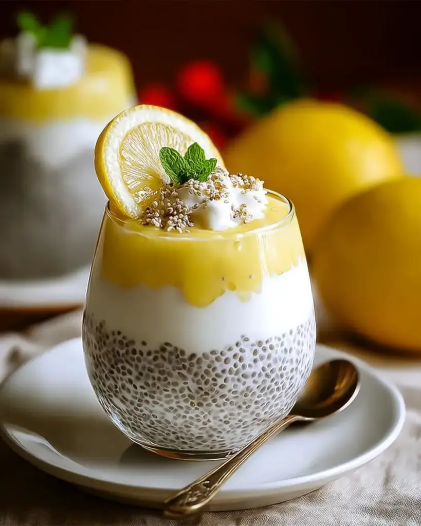 A delicious plate of Lemon Cream Chia Pudding: 5 Reasons You'll Love It