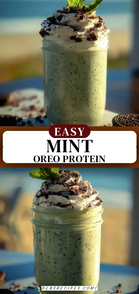 Mint Oreo Protein Shake