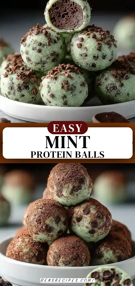 Mint Chocolate Chip Protein Balls: The Ultimate Healthy Snack