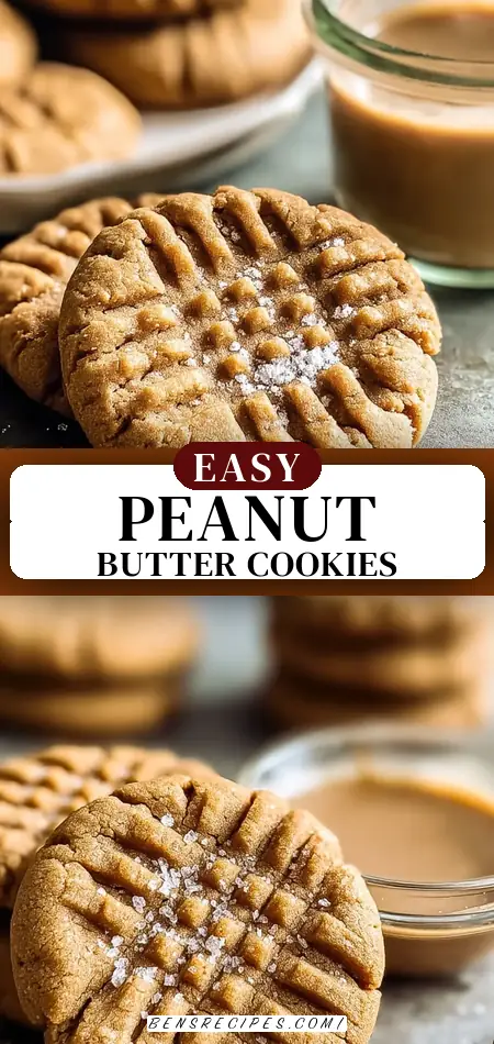 3 Ingredient Peanut Butter Cookies