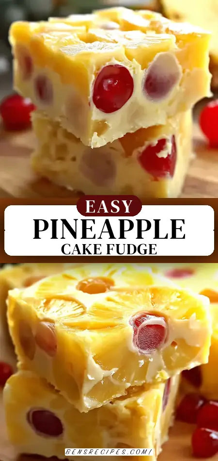Pineapple Upside Down Cake Fudge – Easy & Delicious Recipe