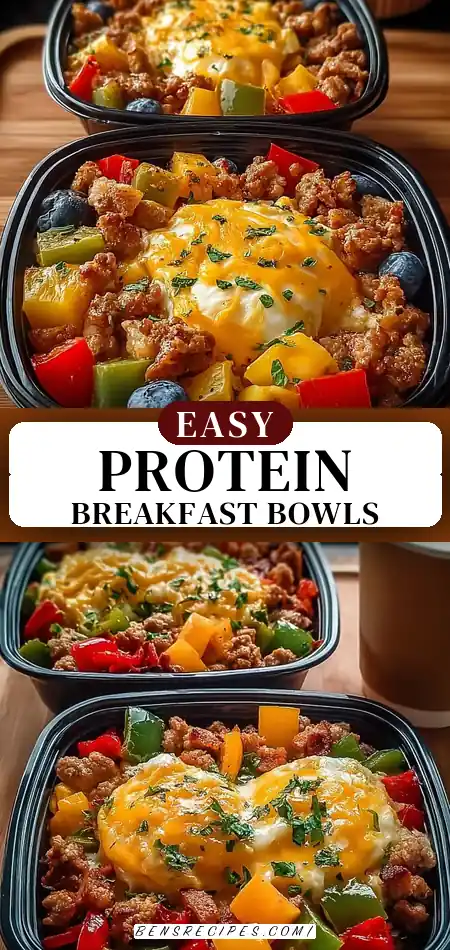High Protein Freezer Friendly Breakfast Bowls You'll Love