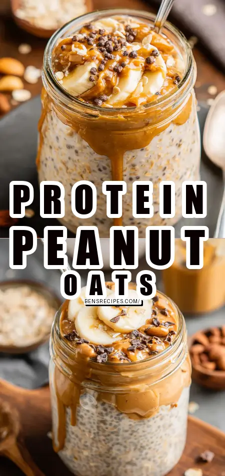 High-Protein Peanut Butter Overnight Oats – Easy & Filling