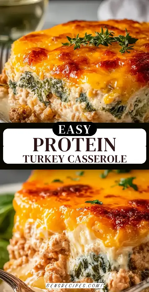 High Protein Ground Turkey Casserole (Easy, Cheesy, Family-Favorite)