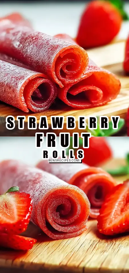 Delicious Homemade Strawberry Fruit Roll-Ups Recipe You Can Make