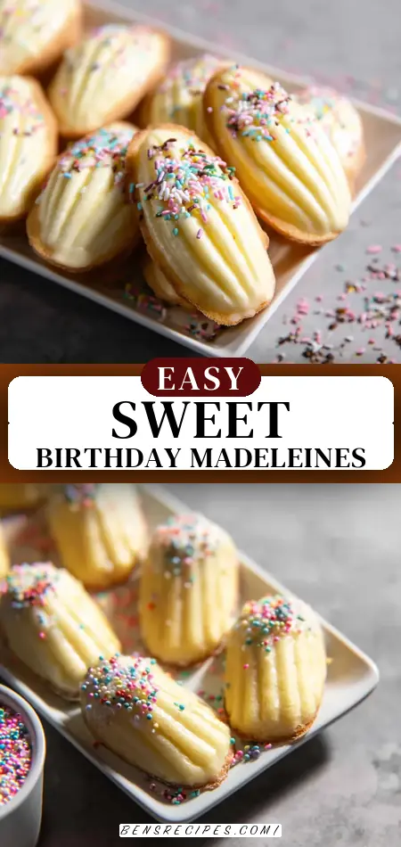 Birthday Madelelines