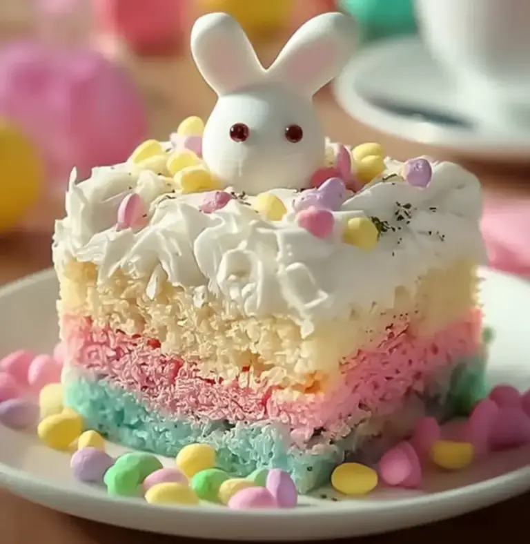 Easter Bunny Poke Cake Recipe