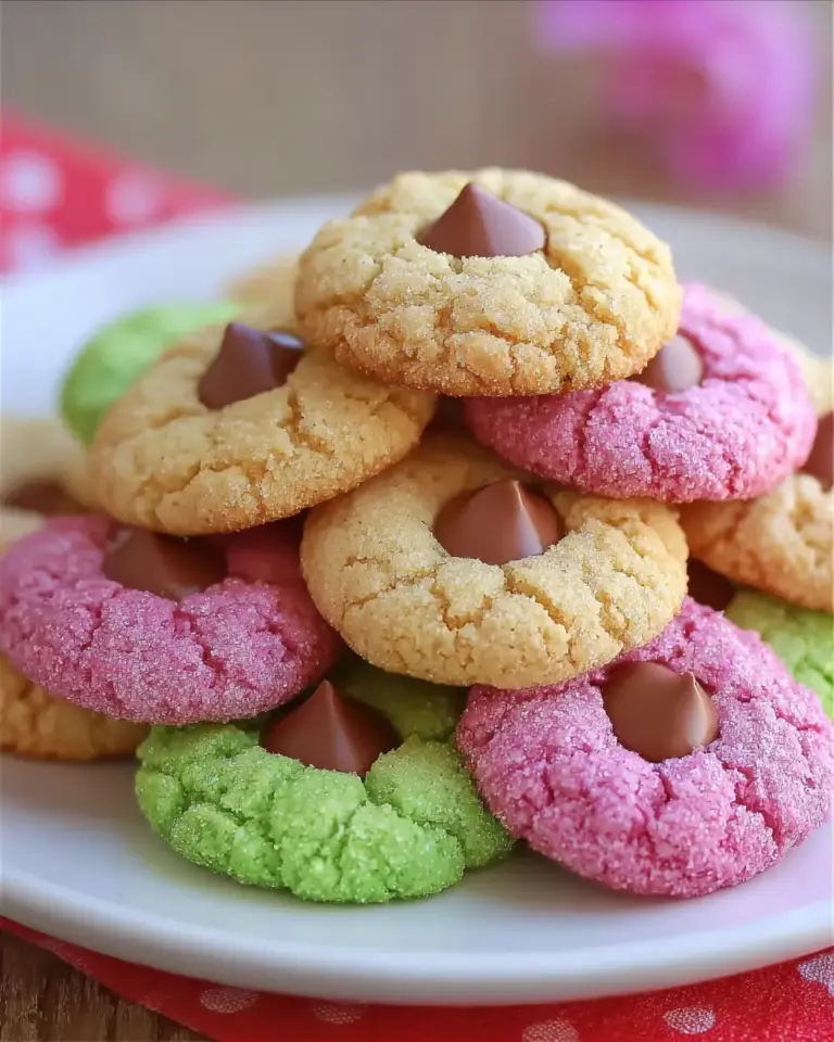 A delicious plate of Spring Blossom Cookies: 24 bright, merry, delightful bites.