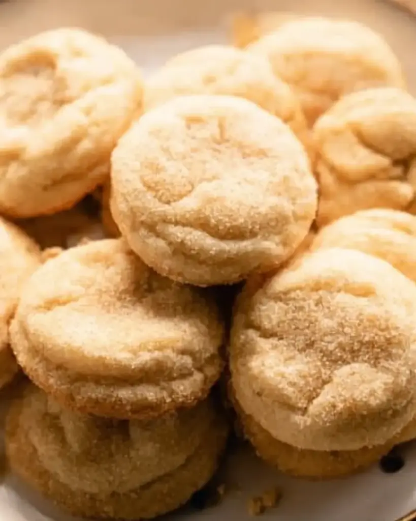 A delicious plate of 3 Ingredient Sugar Cookies Recipe