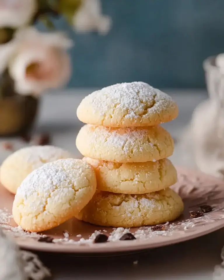 A delicious plate of 30-Minute 3-Ingredient Cookies Condensed Milk - Homefoodkitchen